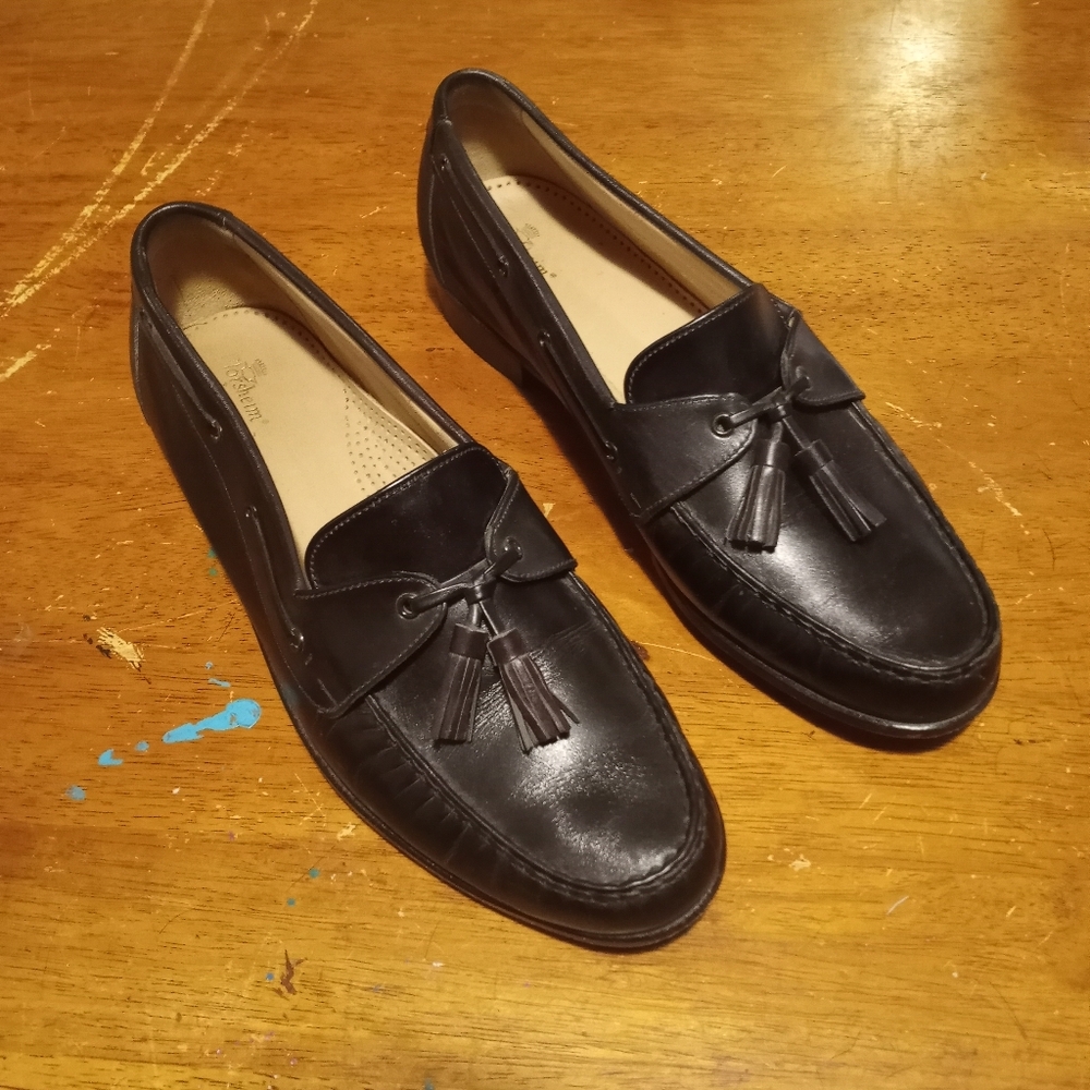Florsheim Imperial Leather tassel loafers sz 9.5 D